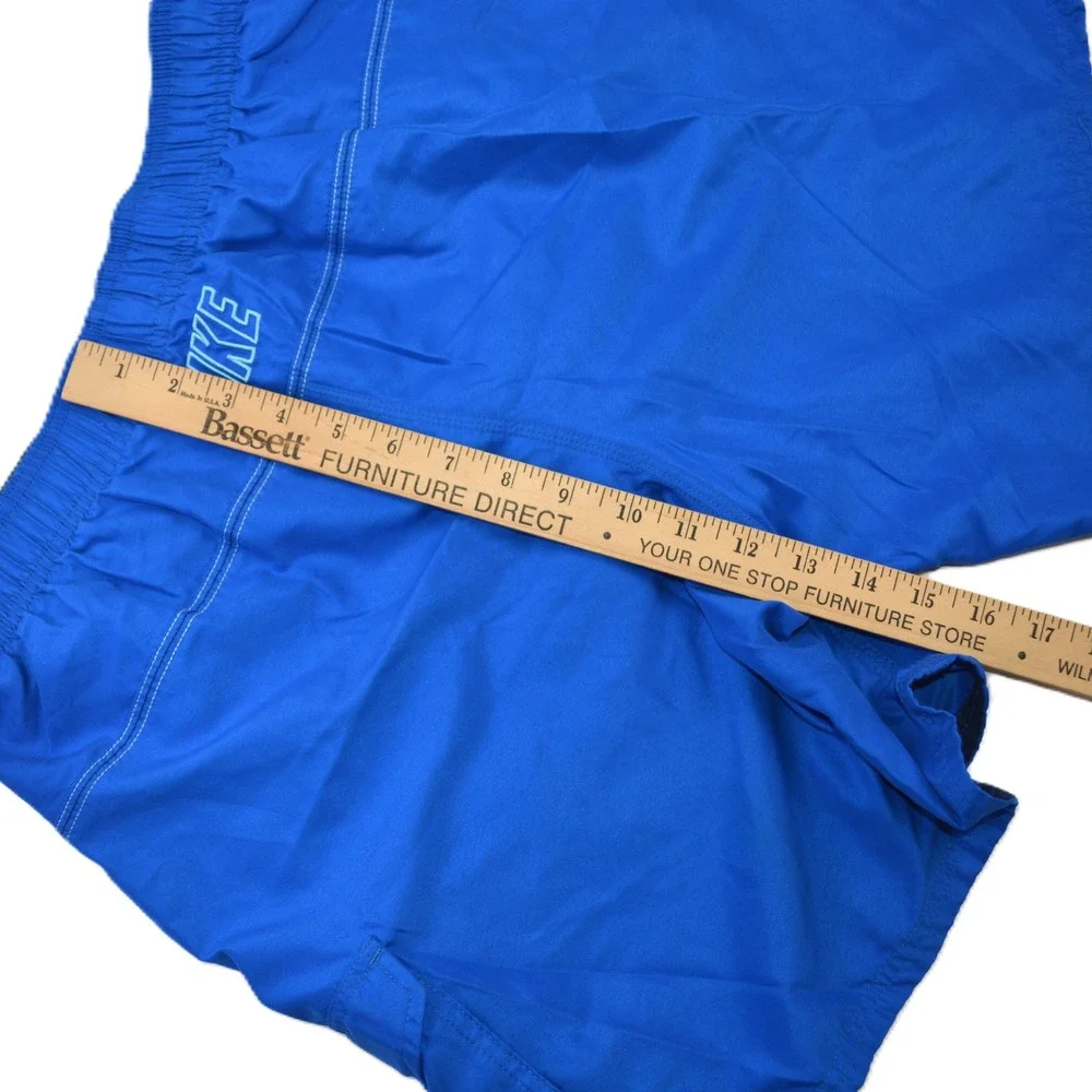 Nike Mens Swim Trunks Blue Cargo Pocket Mesh Lined Board Shorts Size Large